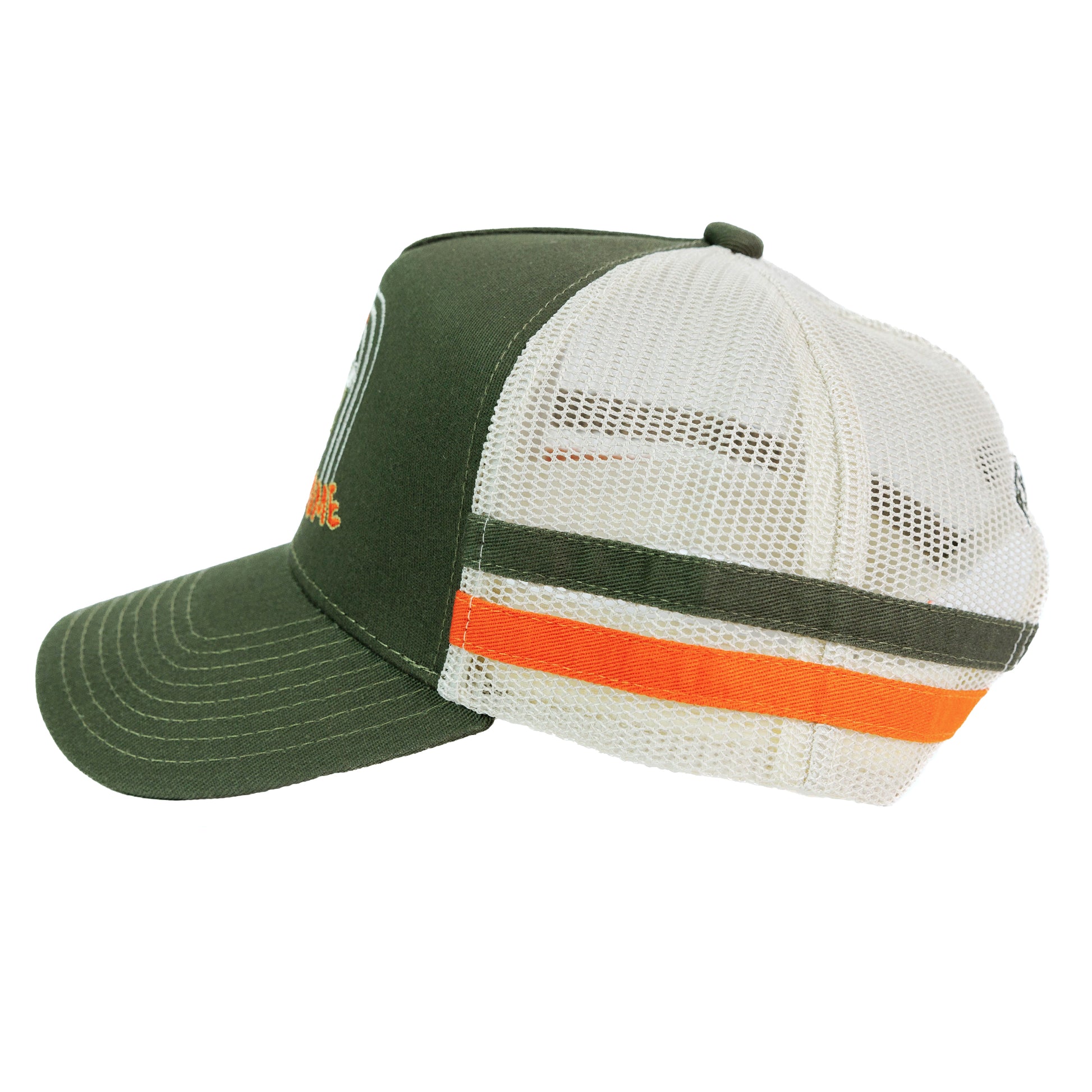 Side view of come home hat