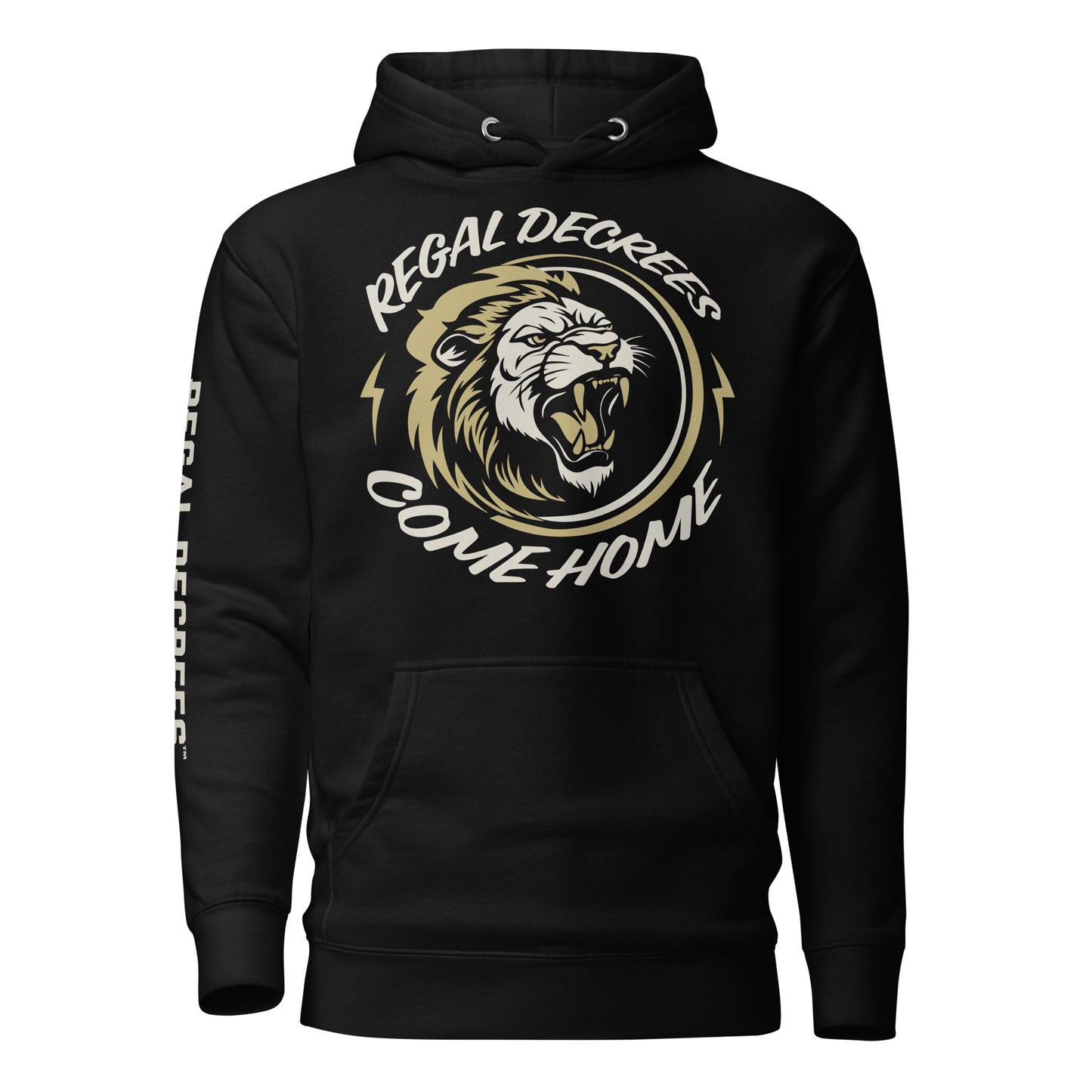 Come Home Unisex Hoodie | Lion | Black