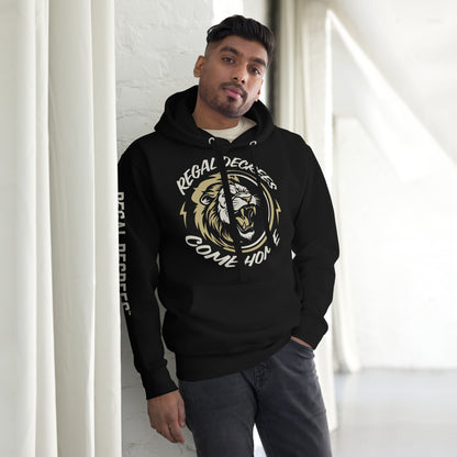 Come Home Unisex Hoodie | Lion | Black